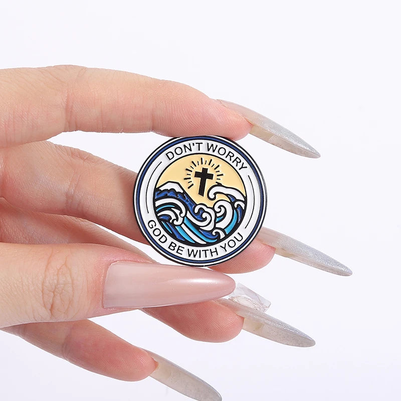 God Be With You Enamel Pins
