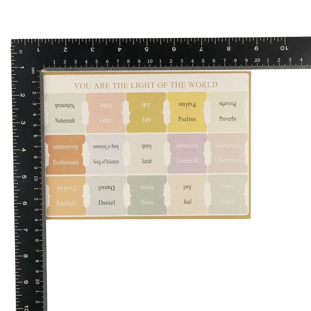 Bible Accessories 5 Sheet Bible Index