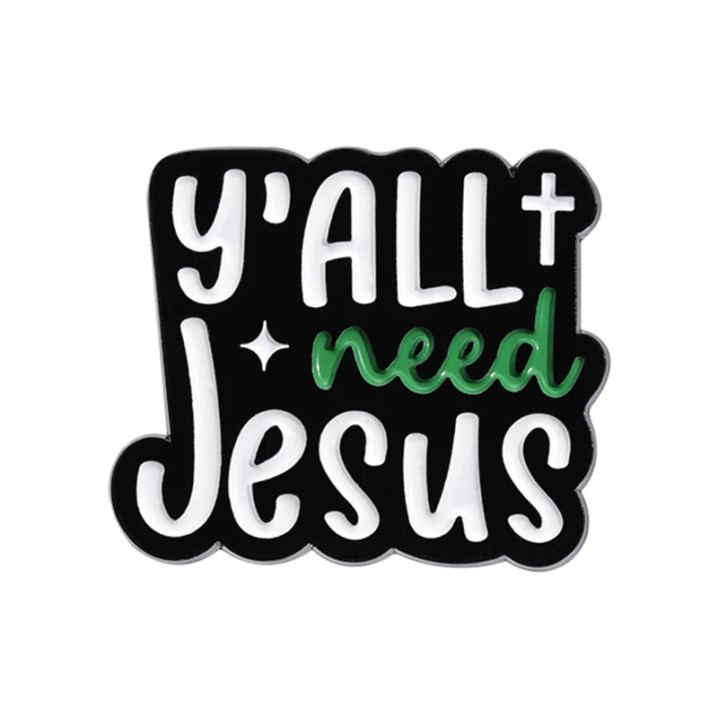 I Love Jesus Enamel Pins