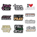 I Love Jesus Enamel Pins