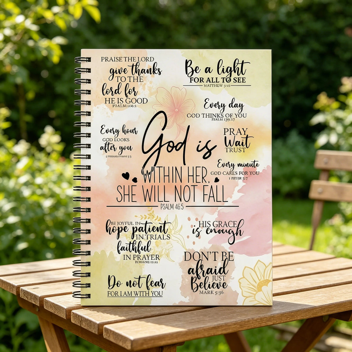 Faith Inspired Spiral Notebook