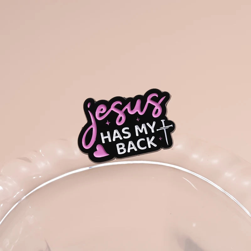 I Love Jesus Enamel Pins