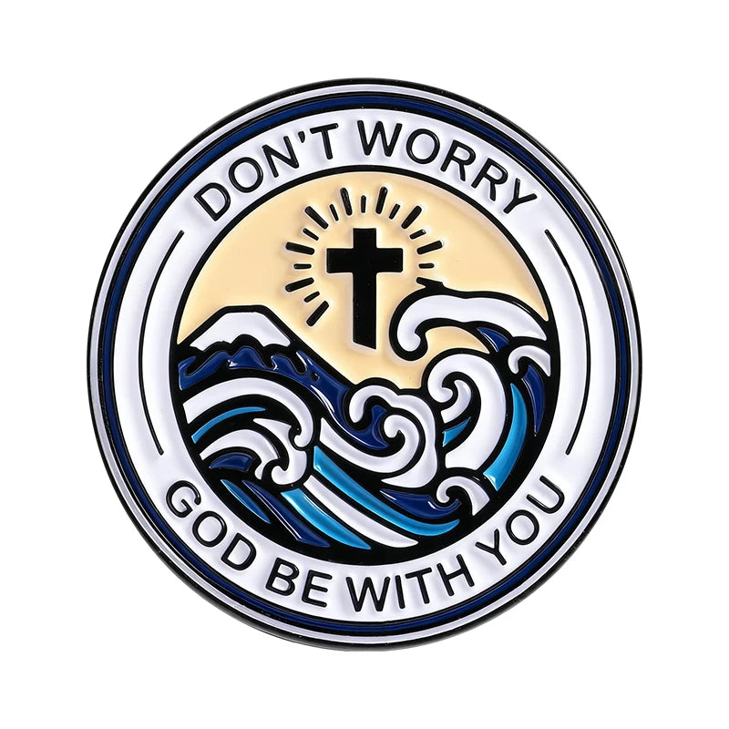 God Be With You Enamel Pins