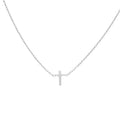 New 18K Gold Plated Cross Necklace