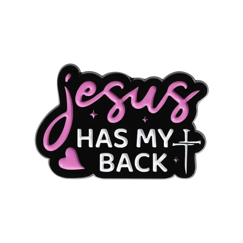 I Love Jesus Enamel Pins