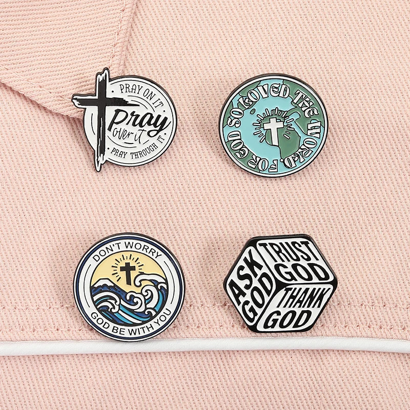 God Be With You Enamel Pins