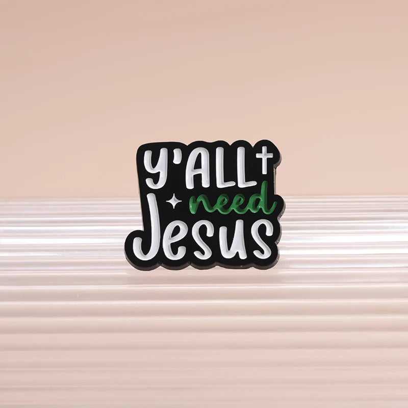 I Love Jesus Enamel Pins