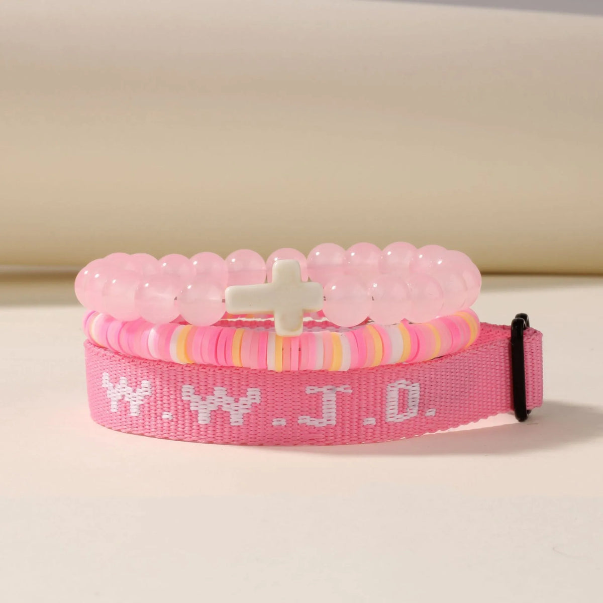 3PCS WWJD Bracelets Set