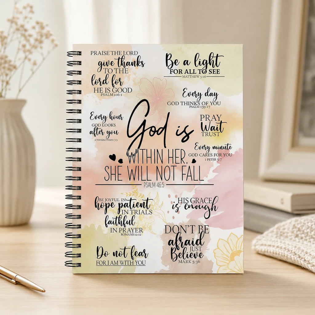 Faith Inspired Spiral Notebook